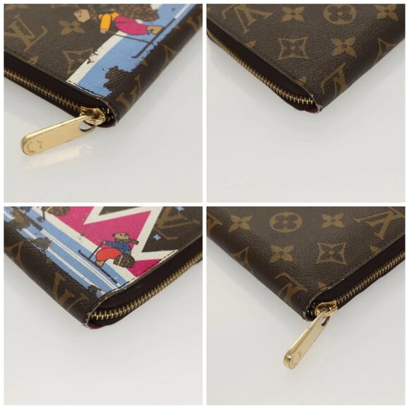 LOUIS VUITTON Monogram Holiday Collection Zippy Wallet M63379 LV Auth 130079 - Picture 14 of 16